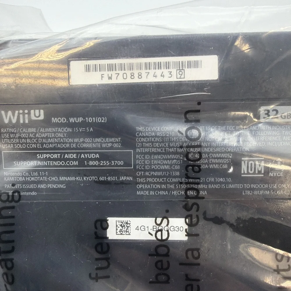 Nintendo Wii U 32GB Console Deluxe Set - Black